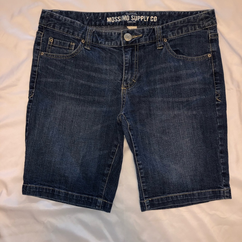 Mossimo Bermuda Jean Shorts Fit 6 Size 11